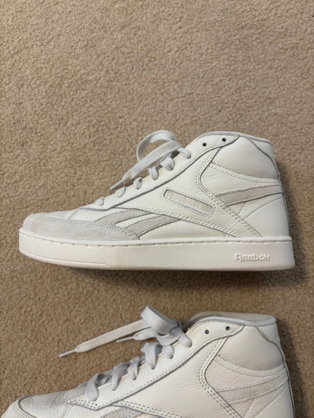 Reebok Club C Form Hi High-Top Sneaker in White Size 8 Men’s (9.5-10 Women’s)